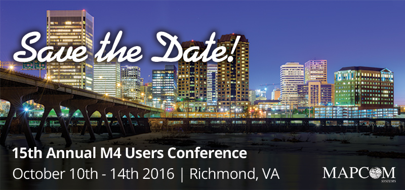 Save the Date for the 2016 M4 User Conference