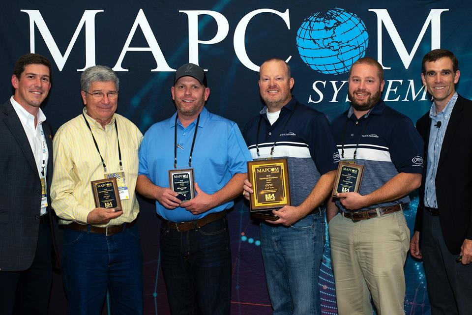 Mapcom Systems Celebrates Award-Winners at 2018 M4 Users Conference