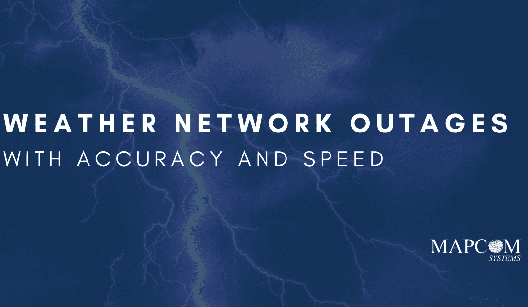Weather Network Outages with Accuracy and Speed